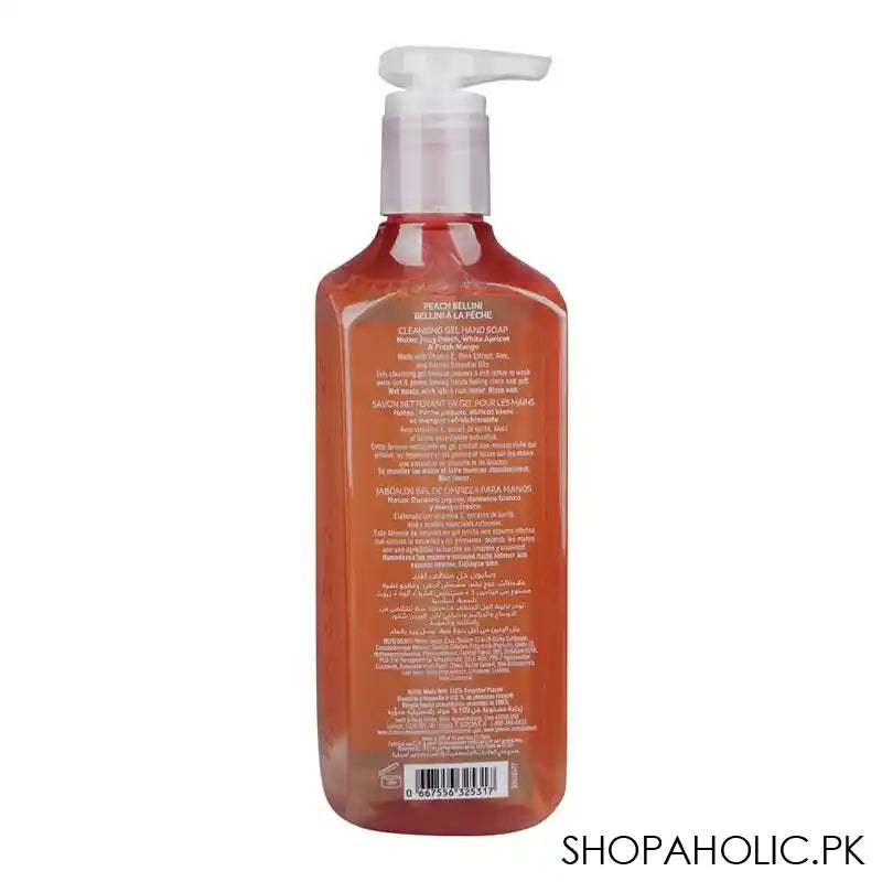 Bath & Body Works Peach Bellini Cleansing Gel Hand Soap With Natural Essential Oils, 236ml - Image 3