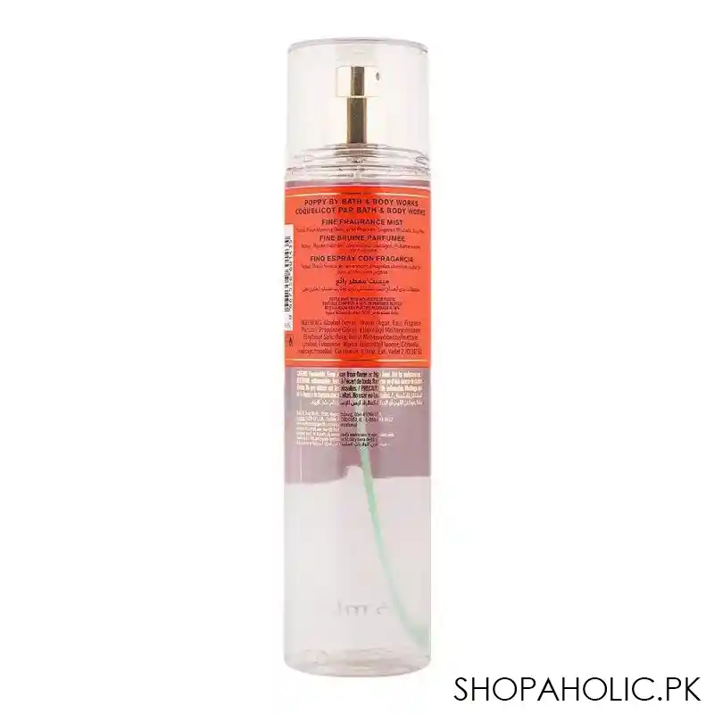 bath & body works poppy fragrance mist, 236ml image2