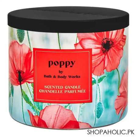 Bath & Body Works Poppy Scented Candle, 411g - Image 3