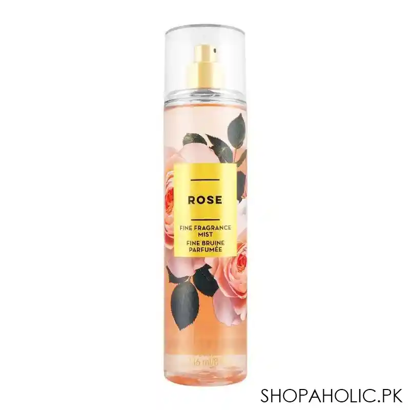 bath & body works rose fine fragrance mist, 236ml main image