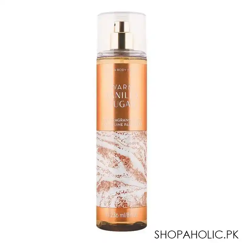 bath & body works warm vanilla sugar fragrance mist, 236ml main image