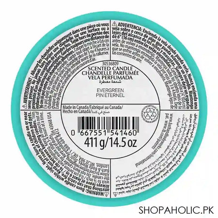Bath & Body Works White Barn Evergreen Scented Candle, 411g - Image 2