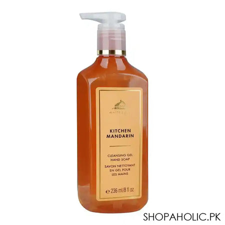 Bath & Body Works White Barn Kitchen Mandarin Cleansing Gel Hand Soap, 236ml - Main Image
