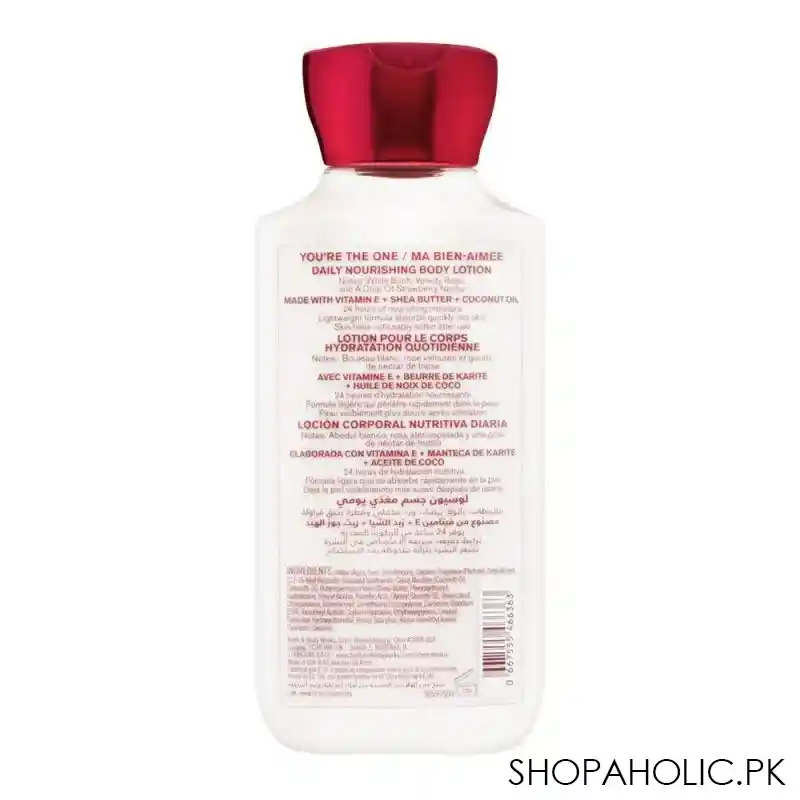 bath & body works you're the one daily nourishing body lotion, 236ml image2