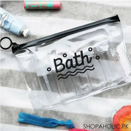 bath transparent pvc makeup pouch image3