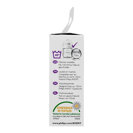 Avent Glass Bottle Sleeve, SCF675/01, 120ml - Image 4