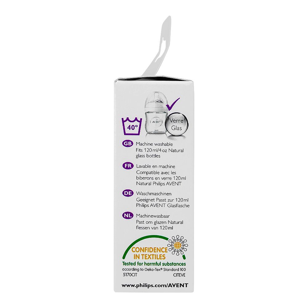 Avent Glass Bottle Sleeve, SCF675/01, 120ml - Image 4