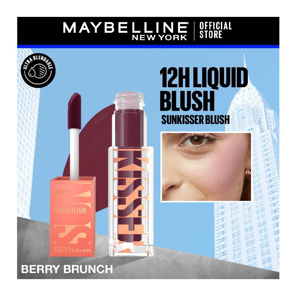 Maybelline Sunkisser Matte Blush, 33 Berry Brunch, 4.7ml - Main Image