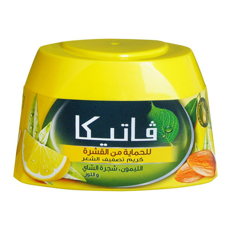 Dabur Vatika Lemon, Tea Tree & Almond Dandruff Guard Styling Hair Cream, 140ml - Image 2