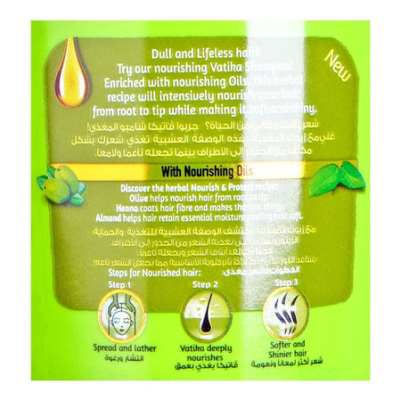 Dabur Vatika Naturals Olive And Henna Nourish & Protect Shampoo, For Normal Hair, 185ml - Image 4