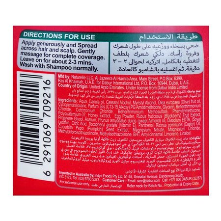 Dabur Vatika Repair & Restore Hair Mayonnaise, For Damaged & Chemically Treated Hair, 500ml - Image 4