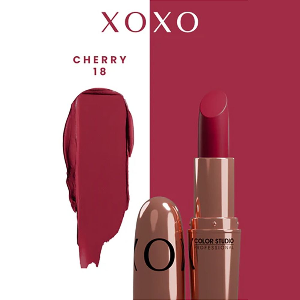 Color Studio Xoxo Limited Edition Lipstick, 18 Cherry, 4.5g - Main Image