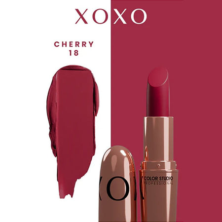 Color Studio Xoxo Limited Edition Lipstick, 18 Cherry, 4.5g - Main Image