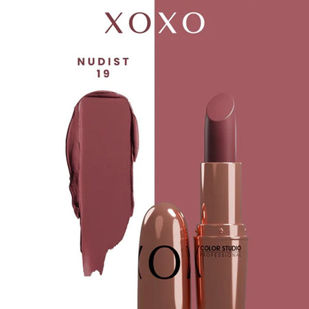 Color Studio Xoxo Limited Edition Lipstick, 19 Nudist, 4.5g - Main Image