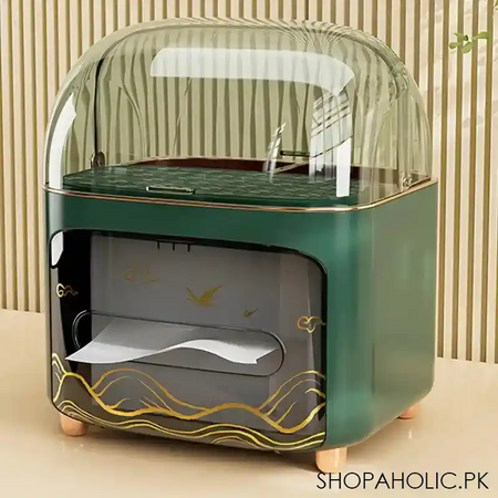 beach style tissue box with organizer main image