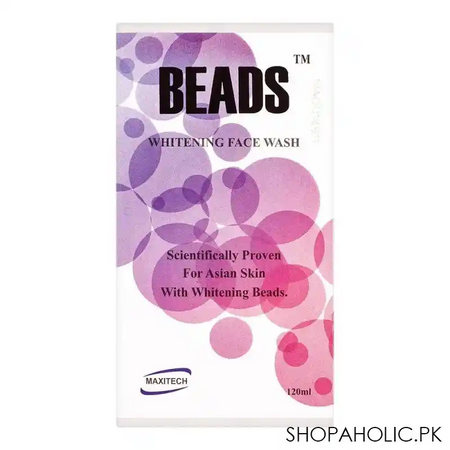 beads whitening face wash, for asian skin, 120ml image2