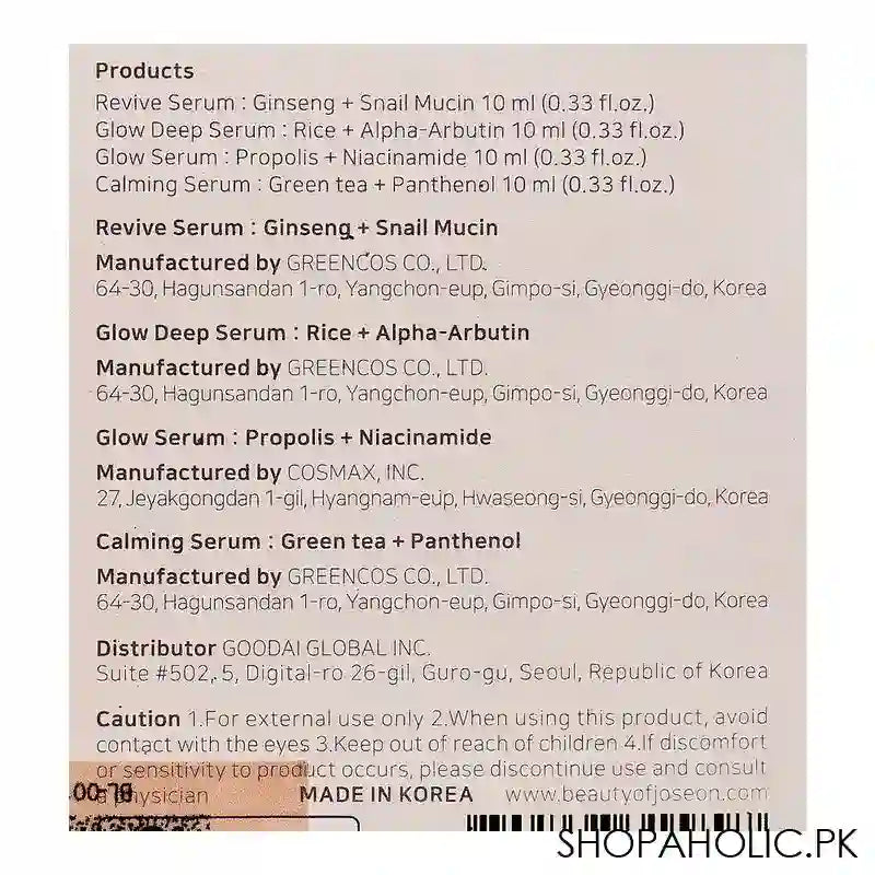 Beauty Of Joseon Hanbang Serum Discovery Kit - Image 2