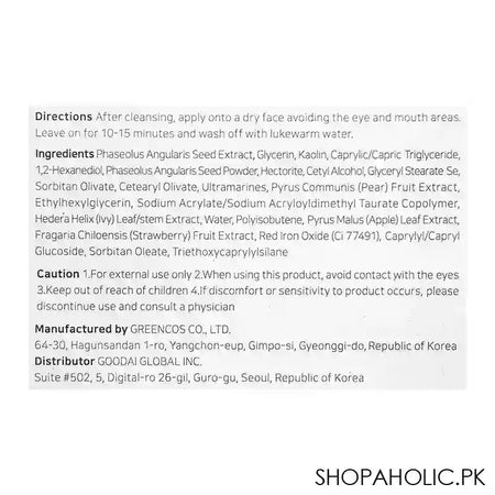Beauty Of Joseon Red Refreshing Pore Face Mask, 140ml - Image 2