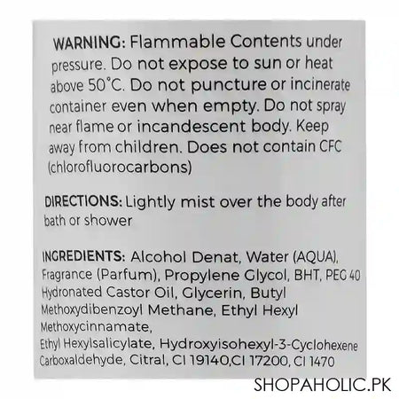Beauty Secrets Night Passion Fragrance Mist, 150ml - Image 3