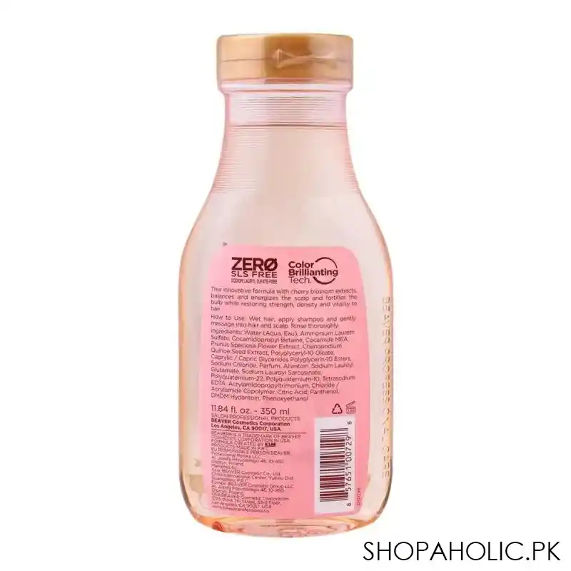 beaver cherry blossom miracle beauty power shampoo, 350ml image2