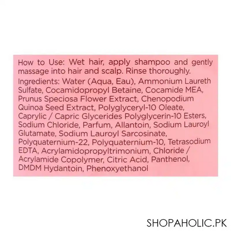 beaver cherry blossom miracle beauty power shampoo, 350ml image3