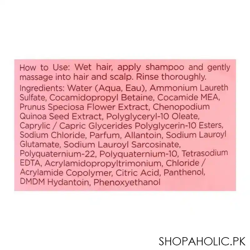 beaver cherry blossom miracle beauty power shampoo, 350ml image3