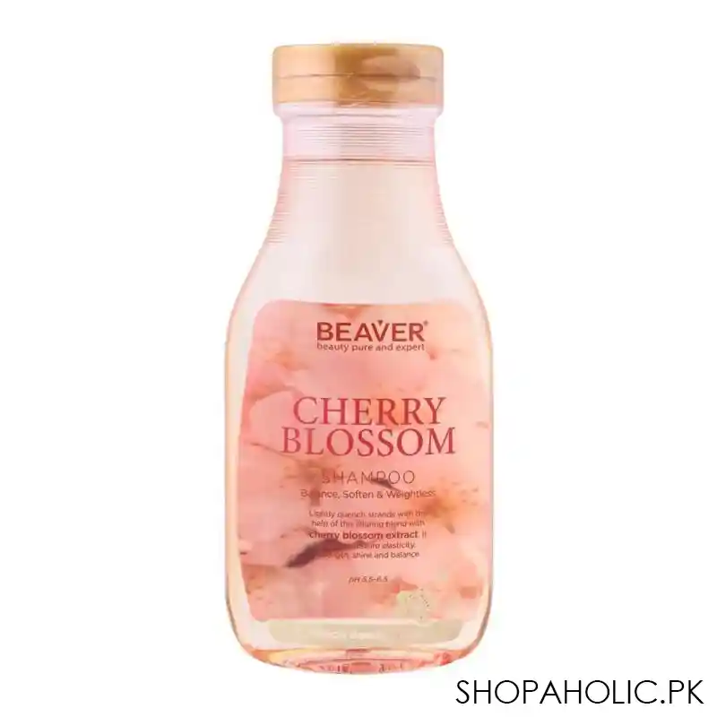 beaver cherry blossom miracle beauty power shampoo, 350ml main image