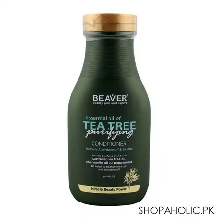 beaver essential oil tea tree  purifying conditioner 350ml main image