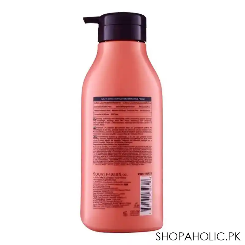 beaver luxliss brazilian therapy keratin & collagen repairing hair care conditioner, paraben & sulfate free, 500ml image2