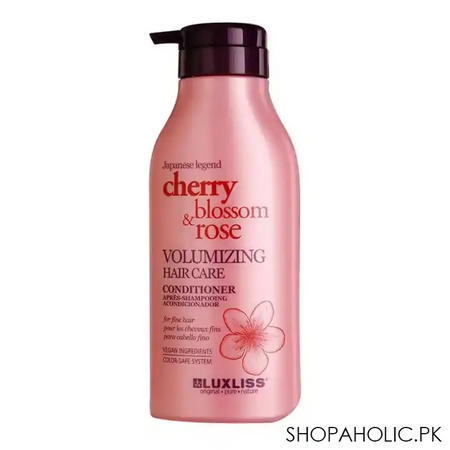 beaver luxliss cherry blossom & rose volumizing hair care conditioner, 500ml main image