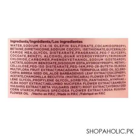 beaver luxliss cherry blossom & rose volumizing hair care shampoo, 500ml image4