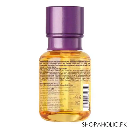 beaver luxliss miracle africa argan oil & marula brightening hair care serum, paraben & sulfate free, 50ml image2