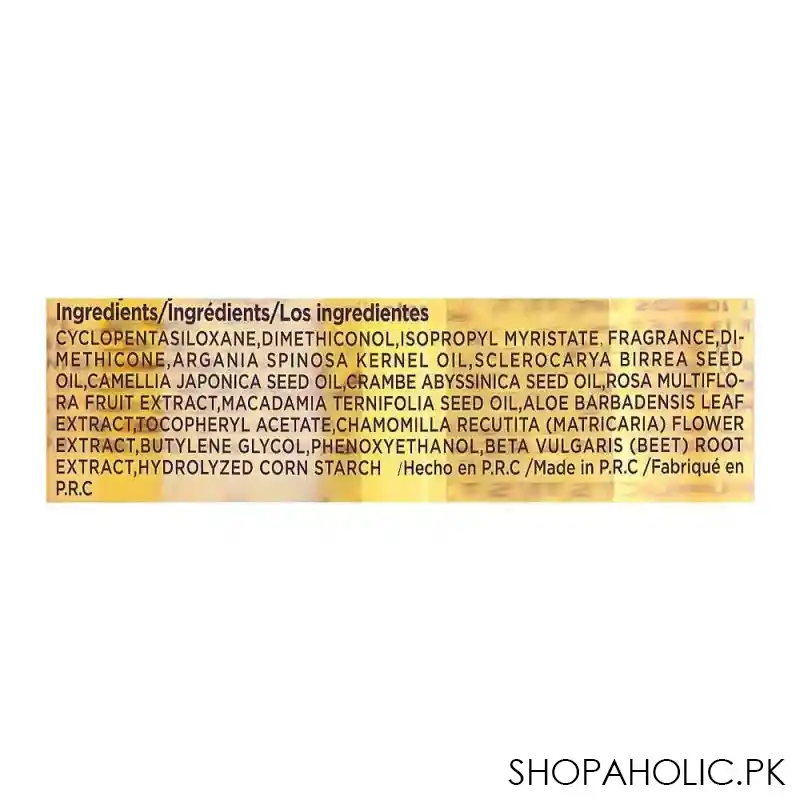 beaver luxliss miracle africa argan oil & marula brightening hair care serum, paraben & sulfate free, 50ml image3