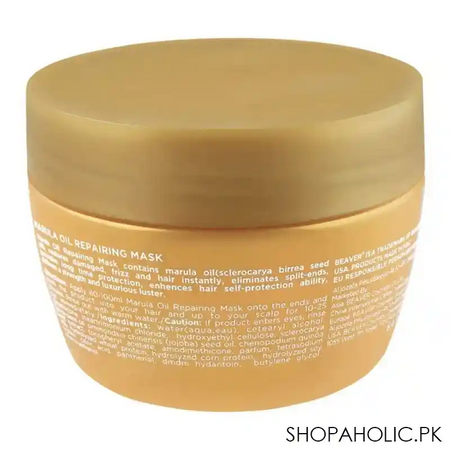 beaver marula oil miracle beauty oil hair mask, 250ml image2