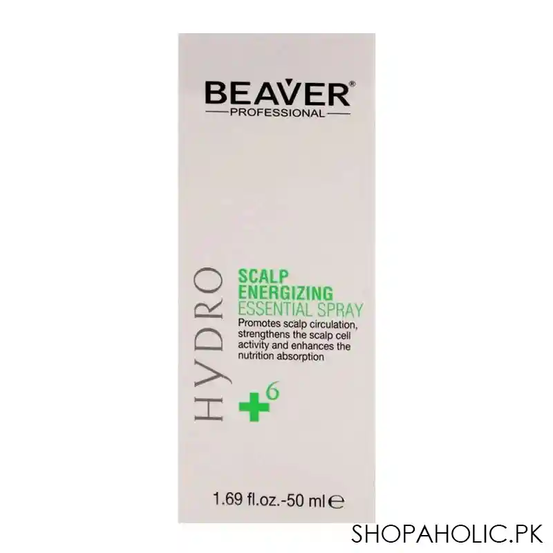 beaver professional hydro scalp energizing essential spray, 50ml main image