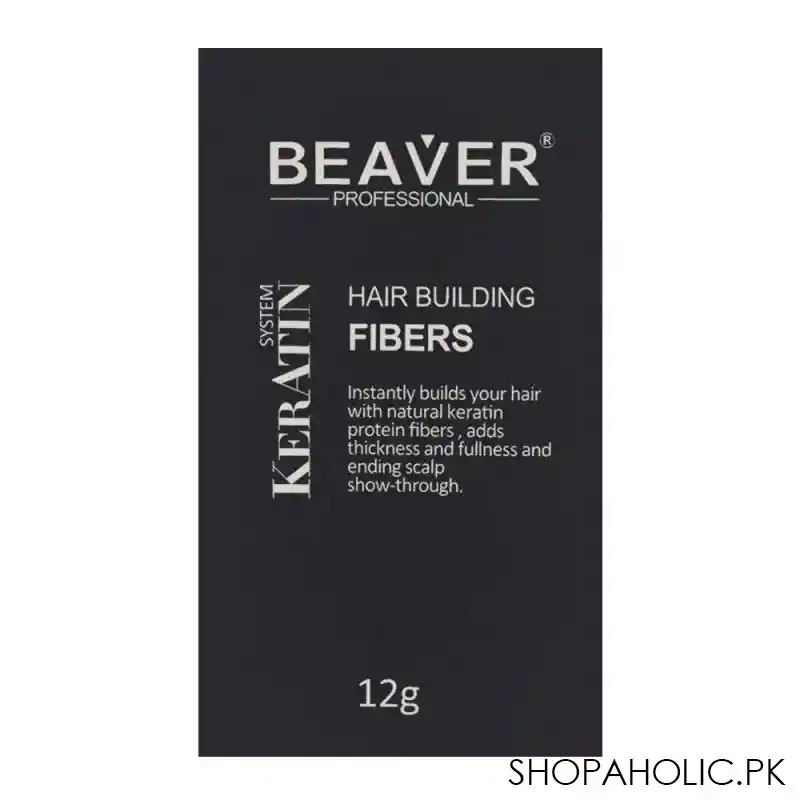 beaver professional keratin system hair building fibers black 12g main image