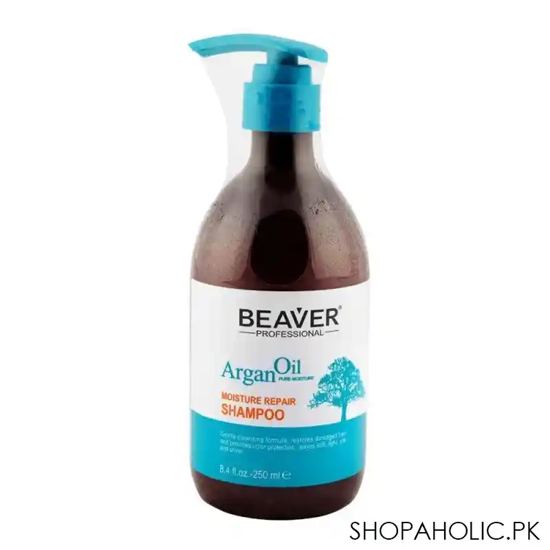 beaver professional moroccan argan oil moisture repair shampoo 250ml main image