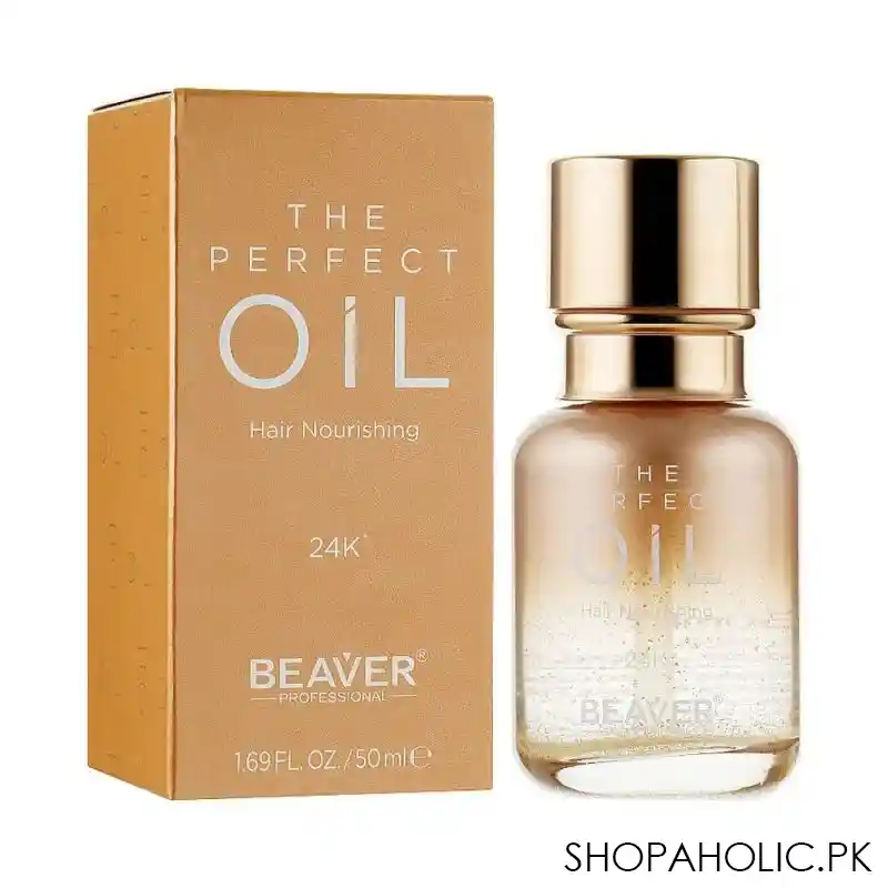 beaver the perfect 24k hair nourishing oil, 50ml main image