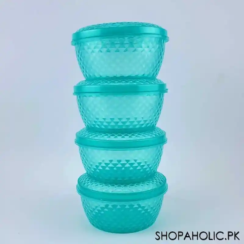 beli plastic (pack of 4) small diamonds storage bowl main image