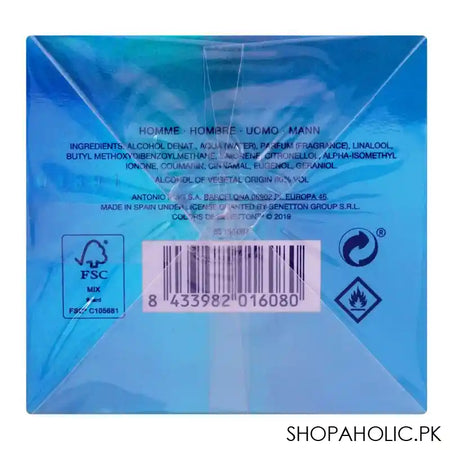 Benetton Colors Man Holo, EDT, Fragrance For Men, 100ml - Image 3