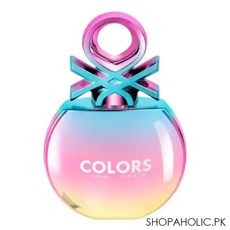 benetton colors woman holo, edt, fragrance for women, 100ml main image