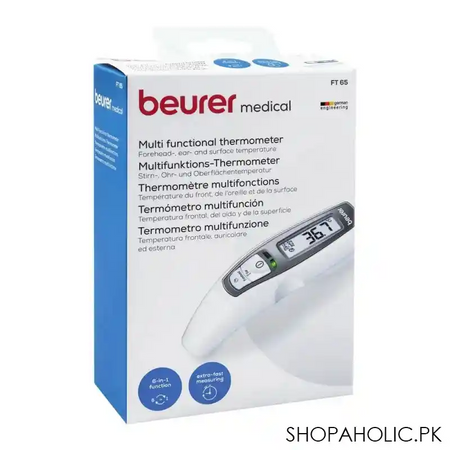 beurer 6 in 1 multi functional forehead/ear thermometer, ft 65 image4