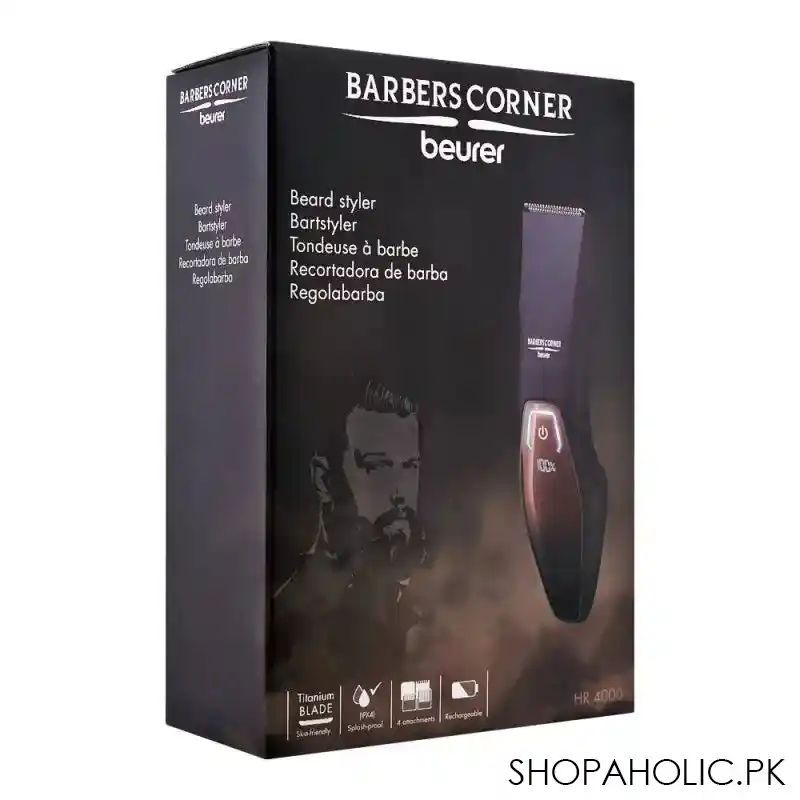 beurer barbers corner beard styler, hr4000 image4