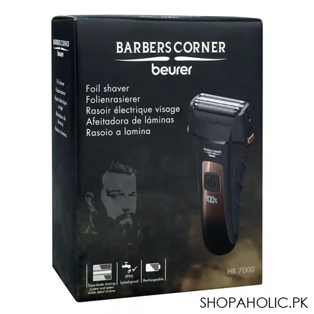 Beurer Barbers Corner Foil Shaver, Water-Resistant, HR7000 - Image 2