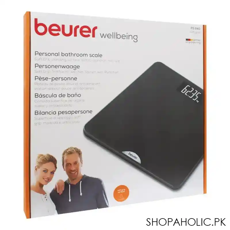 beurer bathroom weight machine scale, ps 240 image2