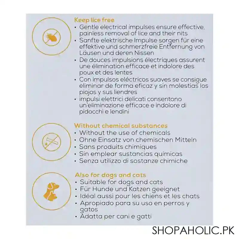 Beurer Electric Lice Comb, Chemical Free, HT15 - Image 6