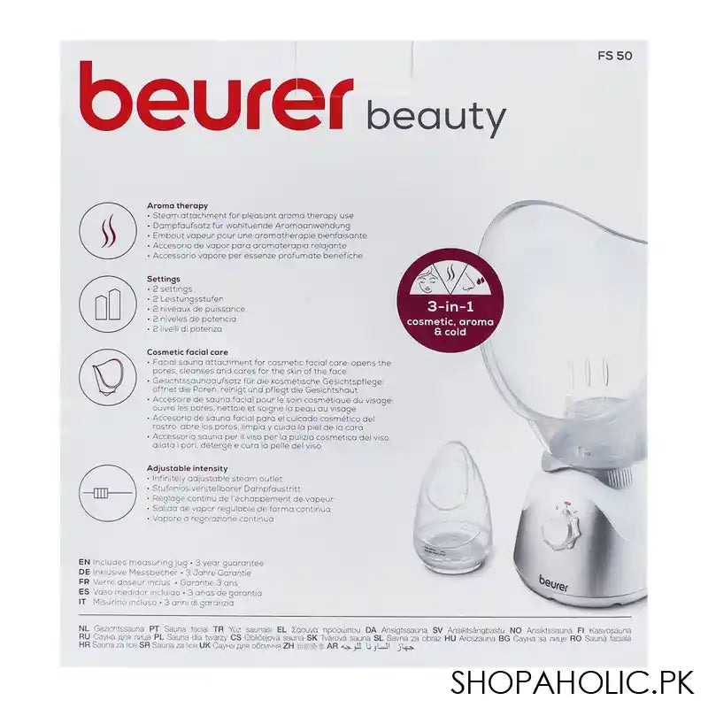 Beurer Facial Sauna & Steam Inhaler, FS 50 - Image 4