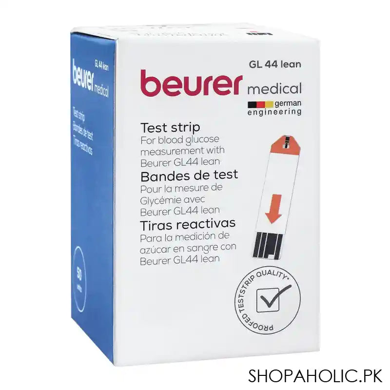 Buy Beurer Glucose Test Strips 50-Pack Lean in Pakistan – Shopaholic.pk