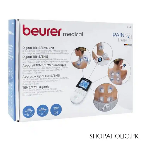 beurer handheld digital tens/ems machine, em 49 image4