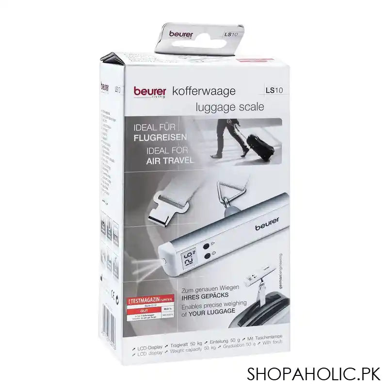 Beurer Luggage Scale With Torch, LS 10 - Image 3